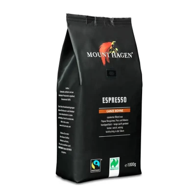Kawa ziarnista arabica 100% espresso fair trade bio 1 kg Mount Hagen