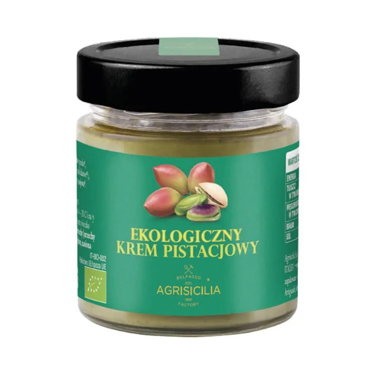 Krem pistacjowy bio 200 g Agrisicilia