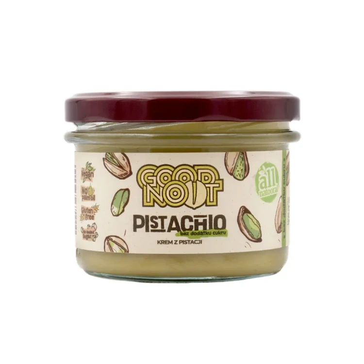 Krem pistacjowy bez dodatku cukru 200 g Good Noot