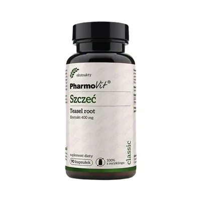 Szczeć pospolita ekstrakt 400 mg bezglutenowa 90 kapsułek Pharmovit Classic