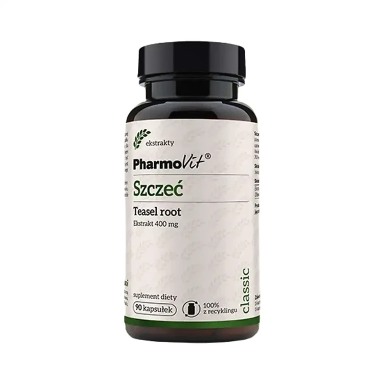 Szczeć pospolita ekstrakt 400 mg bezglutenowa 90 kapsułek Pharmovit Classic