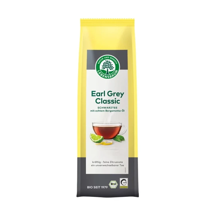 Herbata czarna Earl Grey liściasta BIO Lebensbaum