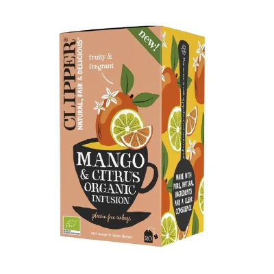 Herbatka o smaku mango i owoców cytrusowych BIO Clipper