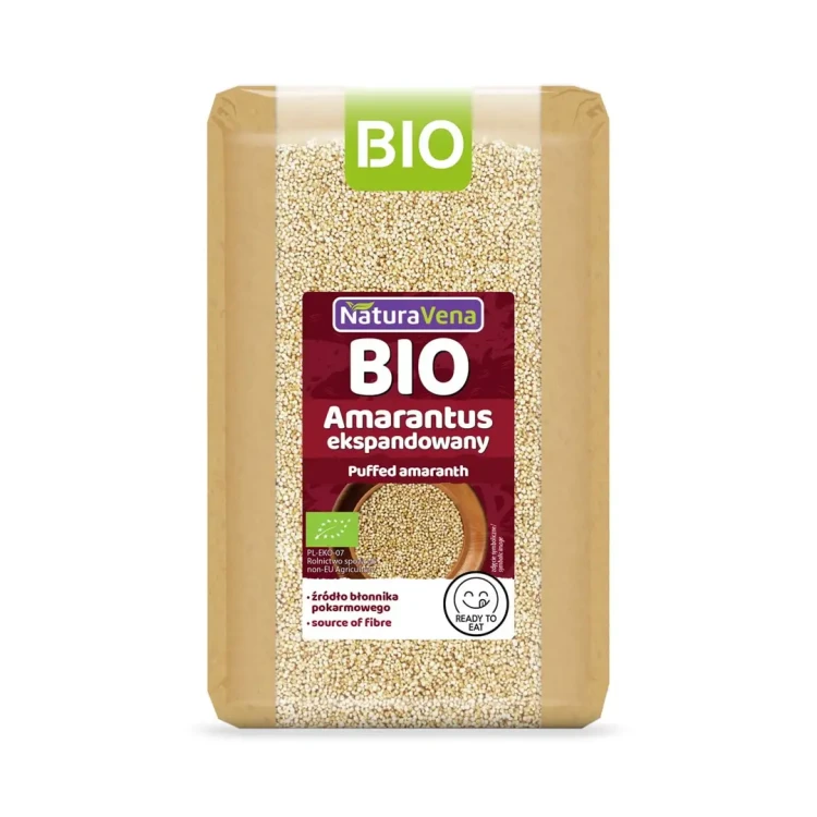 Amarantus ekspandowany BIO 110 g - Naturavena.webp