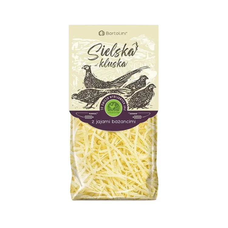 Makaron (z jaj bażancich) krajanka BIO 250 g - Bartolini (Sielska Kluska)
