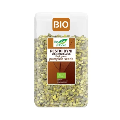 Pestki dyni ciemnozielone BIO 1 kg - Bio Planet