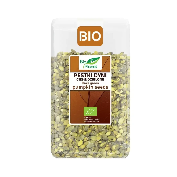 Pestki dyni ciemnozielone BIO 1 kg - Bio Planet