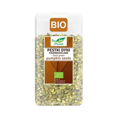 Pestki dyni ciemnozielone BIO 350 g - Bio Planet